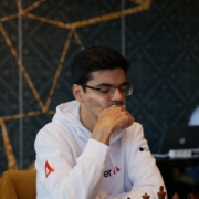 Anish Giri tijdens NK 2023