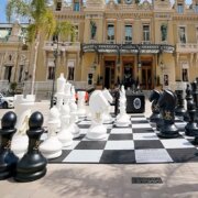De speellocatie van het 13de Chess Mates Internationale jeugdtoernooi in Monaco
