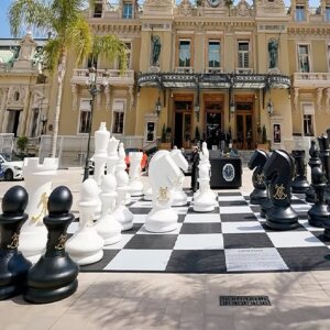 De speellocatie van het 13de Chess Mates Internationale jeugdtoernooi in Monaco