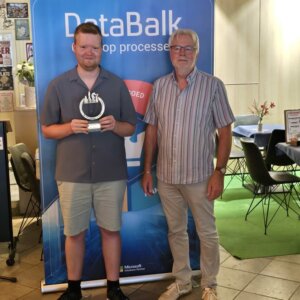 Thomas Beerdsen en voorzitter KNSB Dirk Hoogland