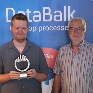 Thomas Beerdsen en voorzitter KNSB Dirk Hoogland
