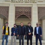 Afghaanse schaakploeg tijdens de Schaakolympiade 2026 in Samarkand