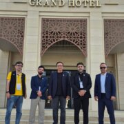 Afghaanse schaakploeg tijdens de Schaakolympiade 2026 in Samarkand